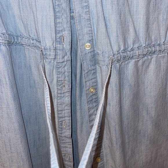 Old Navy denim button up dress size small - Picture 2 of 4